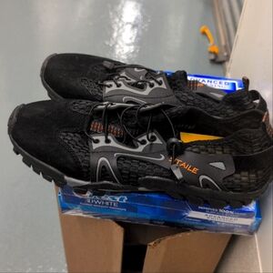 Sitaile Black and Yellow Men's Athletic Shoes